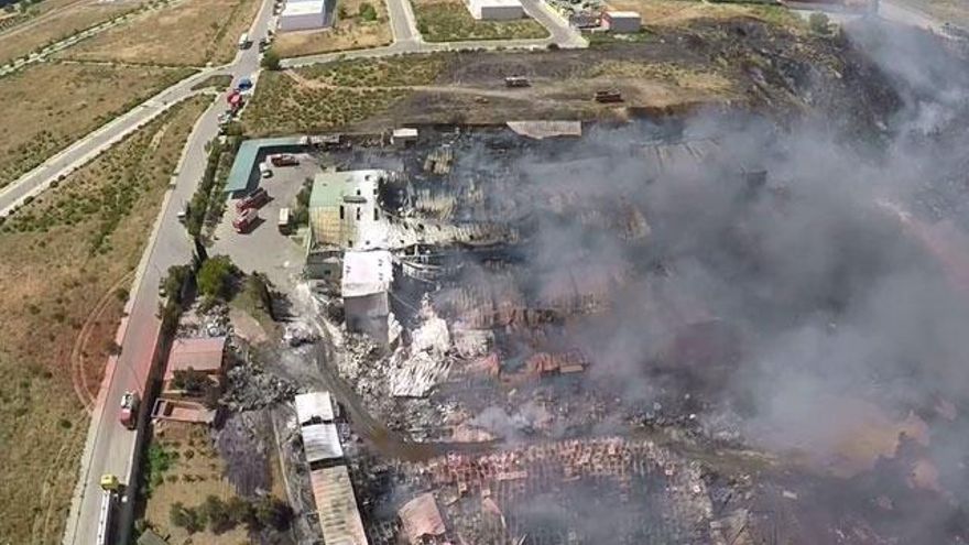 Incencio en Chiloeches