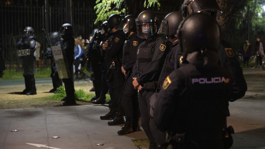 Agentes de la Policía Nacional en un despliegue