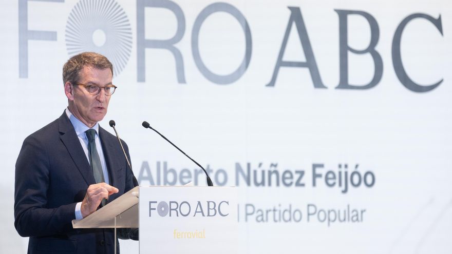 El líder del Partido Popular, Alberto Núñez Feijóo.