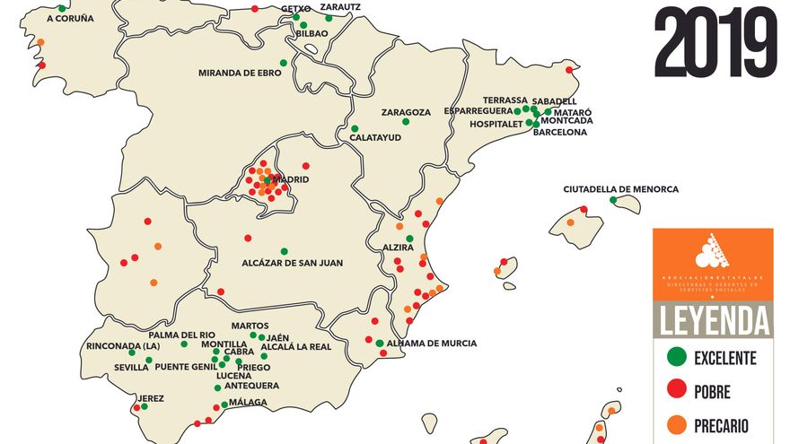 Inversión en Servicios Sociales. (Fuente: Asociación de Directores y Gerentes en Servicios Sociales)