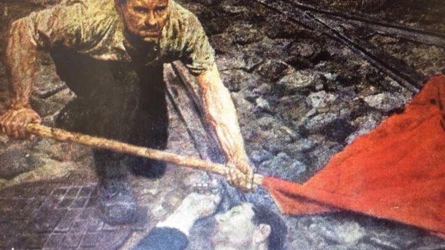 Recogiendo la bandera roja