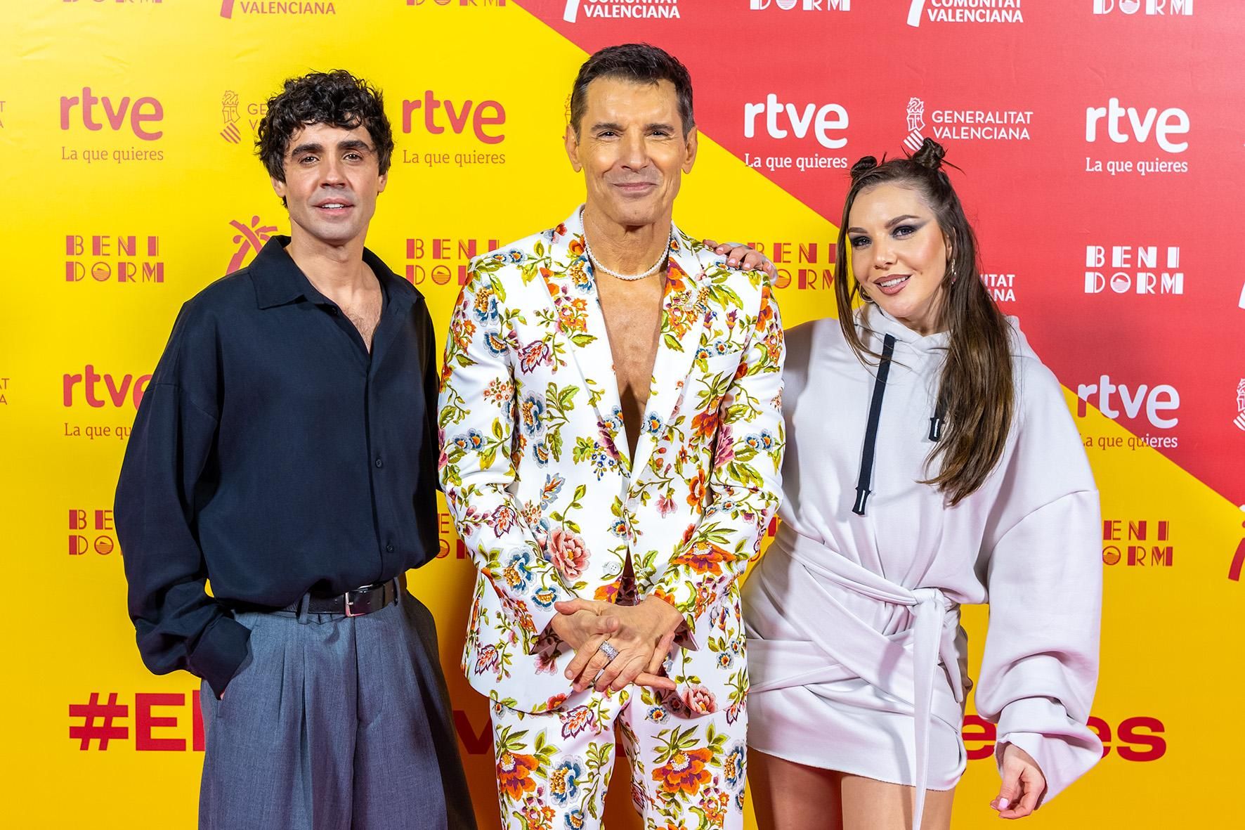Los presentadores del Benidorm Fest 2026