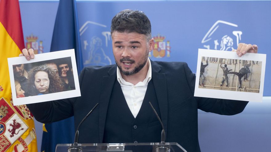 El portavoz de ERC en el Congreso, Gabriel Rufián.