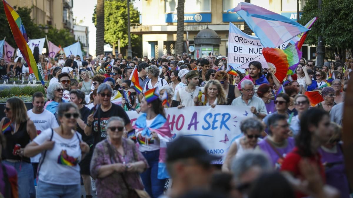Marcha del Orgullo convocada por la Plataforma Córdoba por la Diversidad