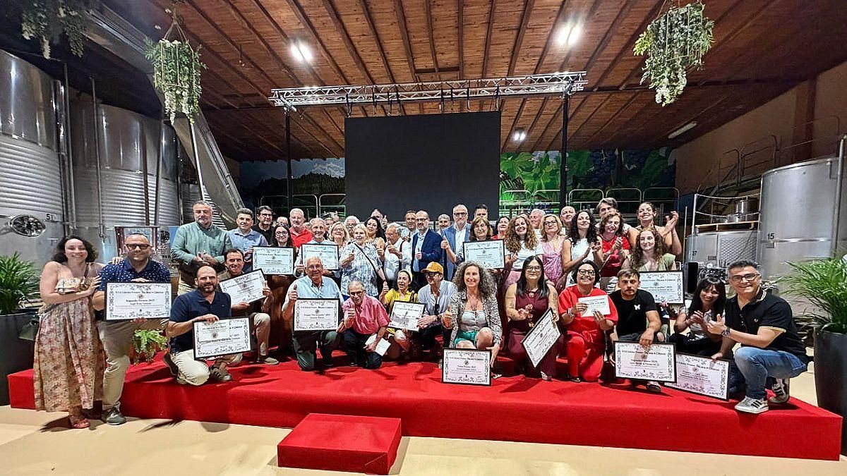 Los premiados en la 17.ª edición de los Premios Palacio de Canedo de Prada A Tope este 2026.