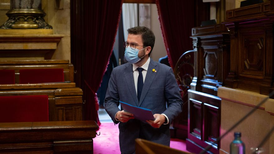 El vicepresidente de la Generalitat en funciones, Pere Aragonès, en una imagen de archivo.