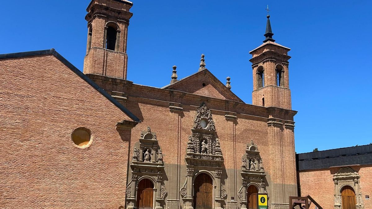 Monasterio Nuevo de San Juan de la Peña tras el incendio