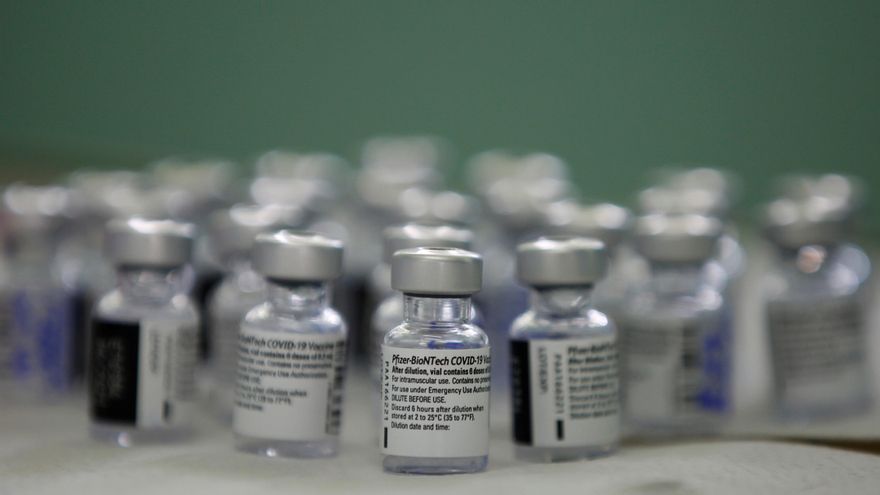 Varias dosis de la vacuna Pfizer. EFE/ Bienvenido Velasco/Archivo