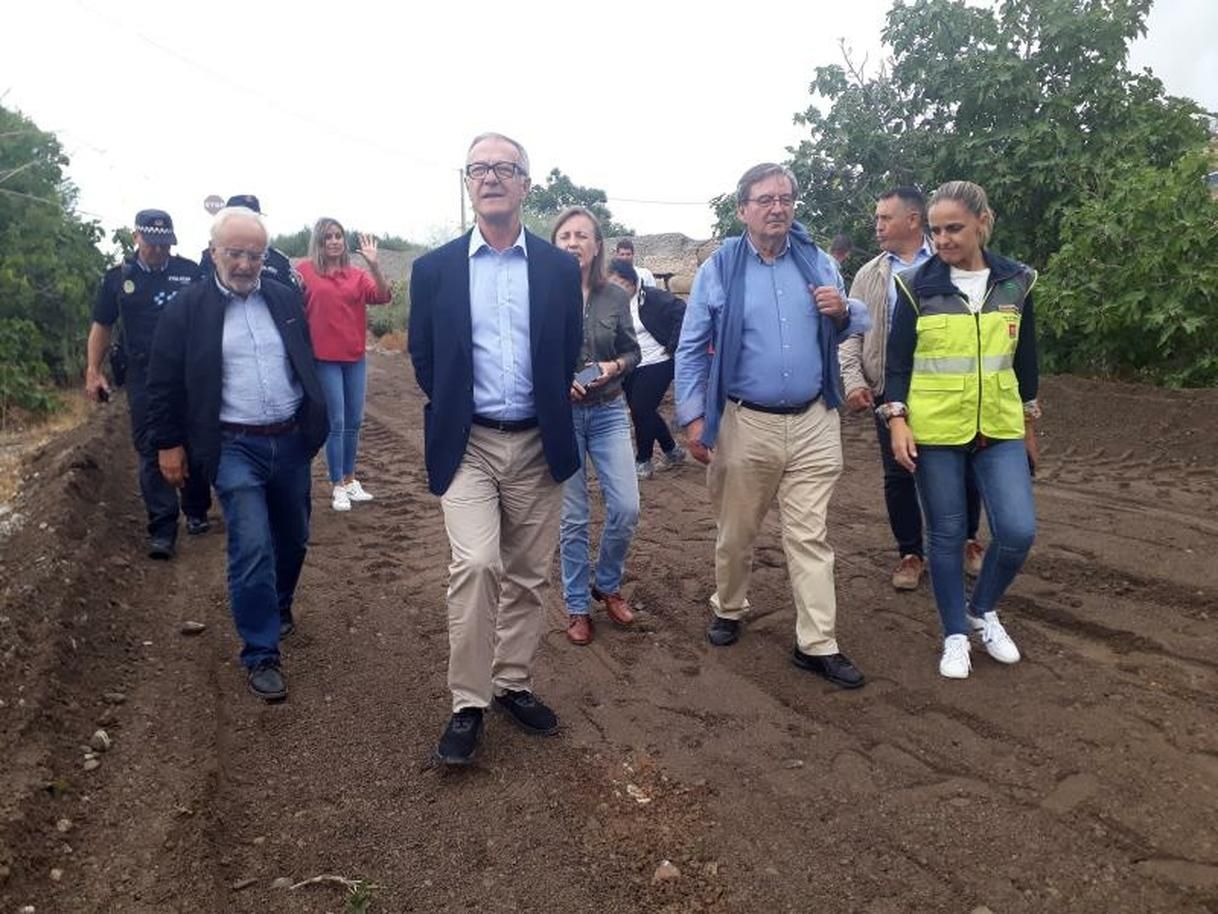 Guirao afirma que los daños para la agricultura almeriense serán "cuantiosos"