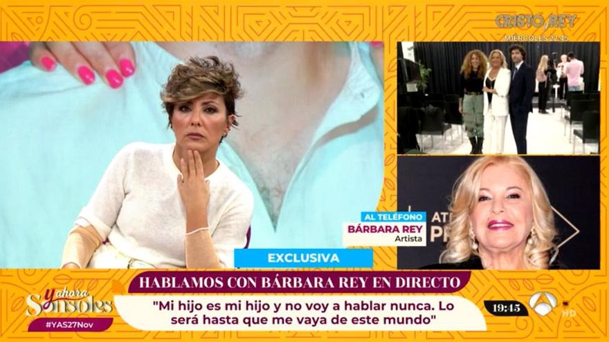 El show por Bárbara Rey muta en batalla Telecinco-Antena 3 con Griso, Ana Rosa, Sonsoles y señalamiento a Borja Prado