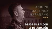 El tenor Andoni Martínez Barañano, que animó el confinamiento de vecinos de Getxo, ofrecerá conciertos en residencias