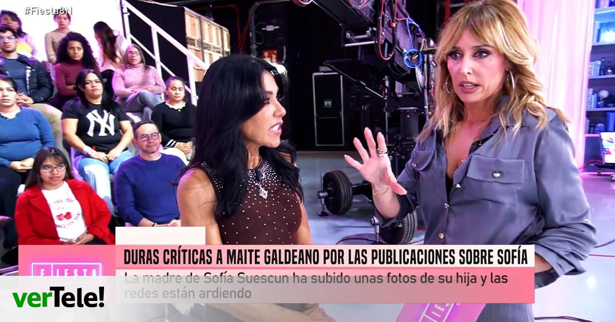 Emma García no se calla su reproche a Maite Galdeano por unas fotos de Sofía Suescun:  Son textos muy hirientes 