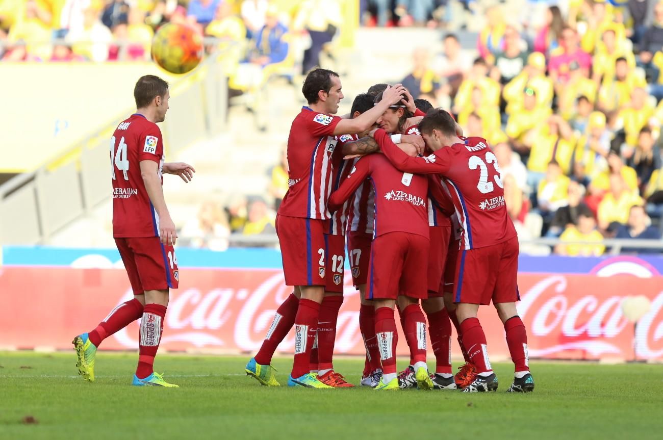 Partido entre la UD Las Palmas y Atlético de Madrid en el Estadio de Gran Canaria.