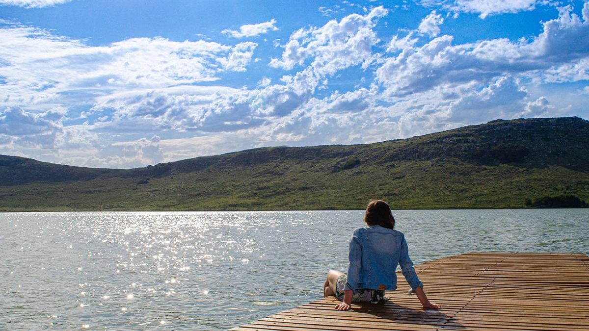 La laguna de Balcarce.