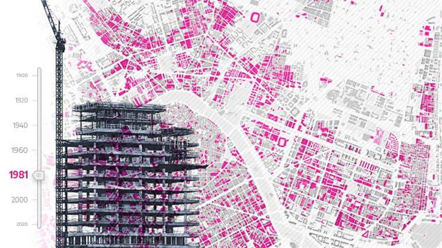 El mapa de la edad de cada edificio en Castilla-La Mancha: consulta la evolución por municipios