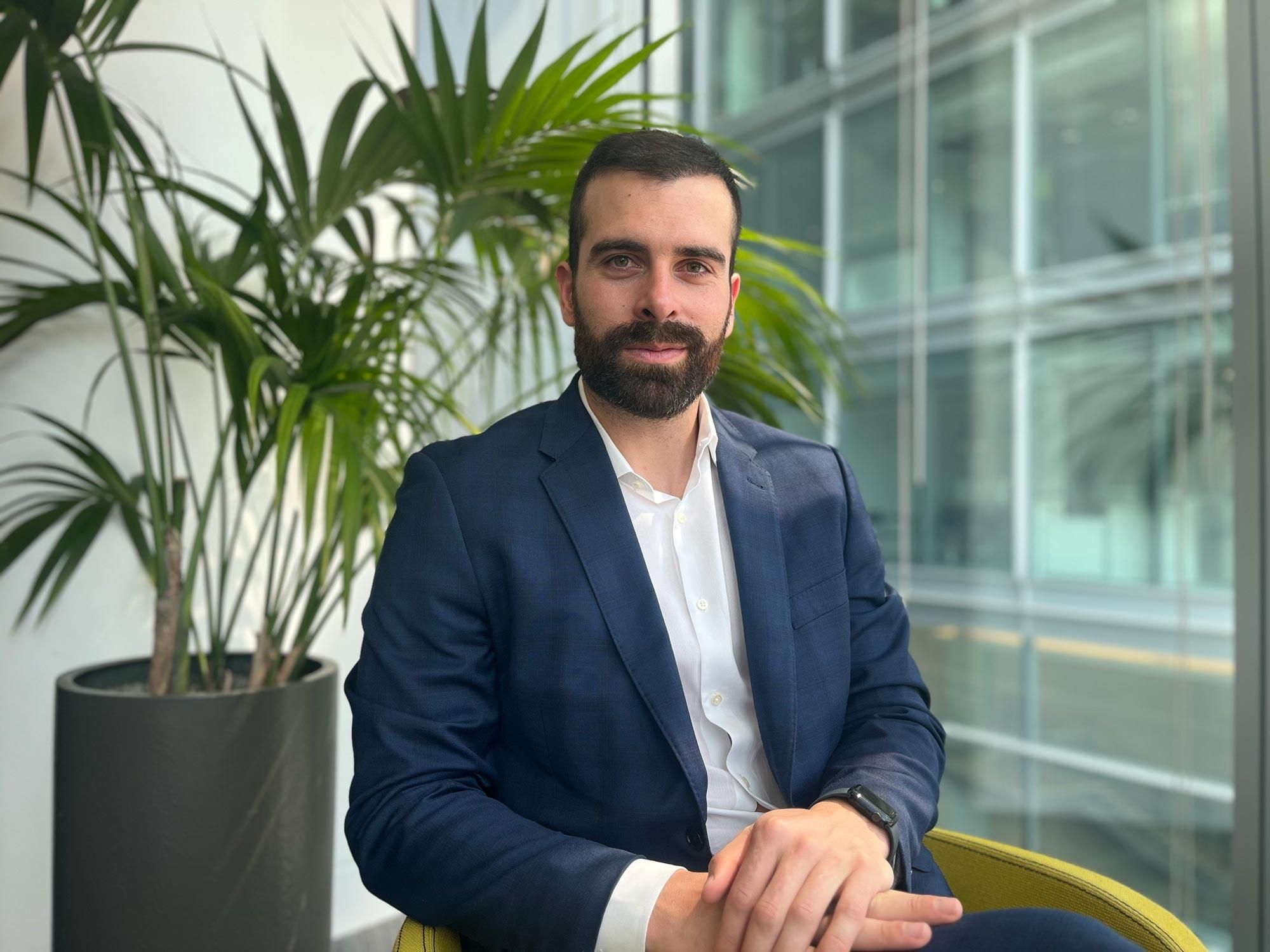 Diego Llorente, director de la oficina de Ebury en León.