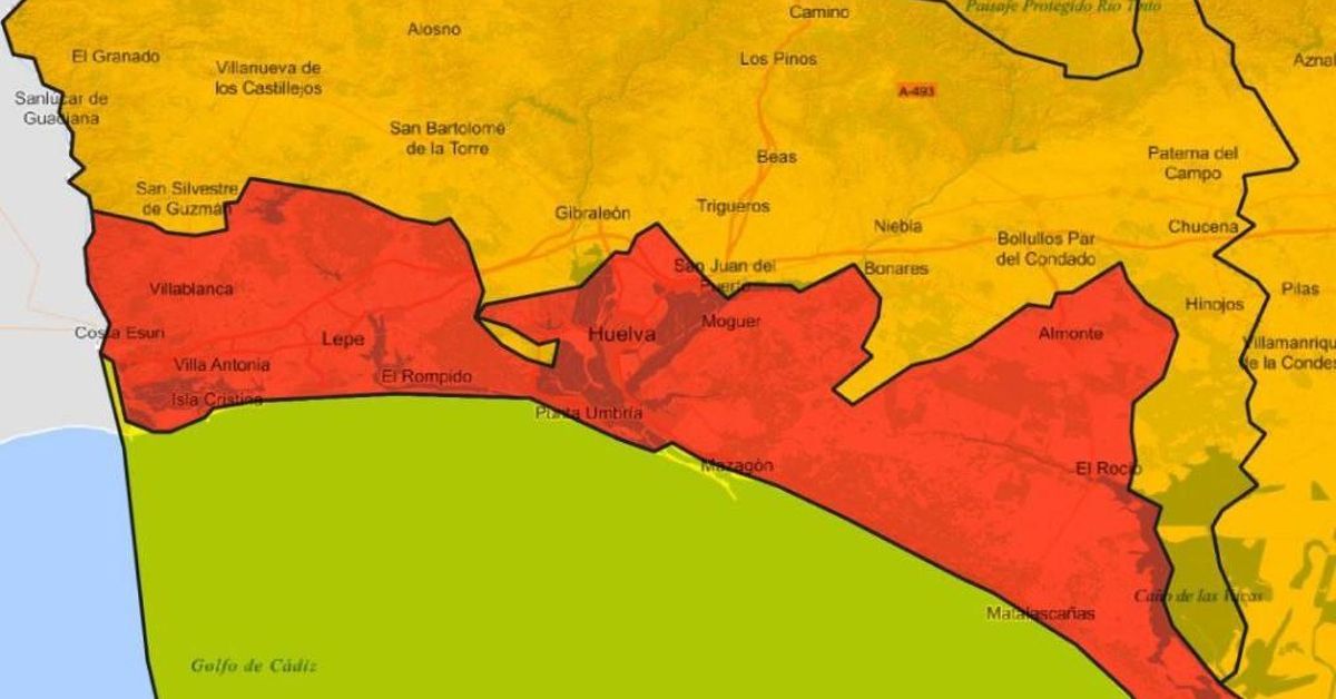 우엘바(Huelva)와 안달루시아(Andalusia)에 폭우가 내리면서 Aemet 적색 경보가 활성화되어 홍수 위험이 최대화되었습니다. 우엘바(Huelva)와 안달루시아(Andalusia)에 폭우가 내리면서 Aemet 적색 경보가 활성화되어 홍수 위험이 최대화되었습니다.