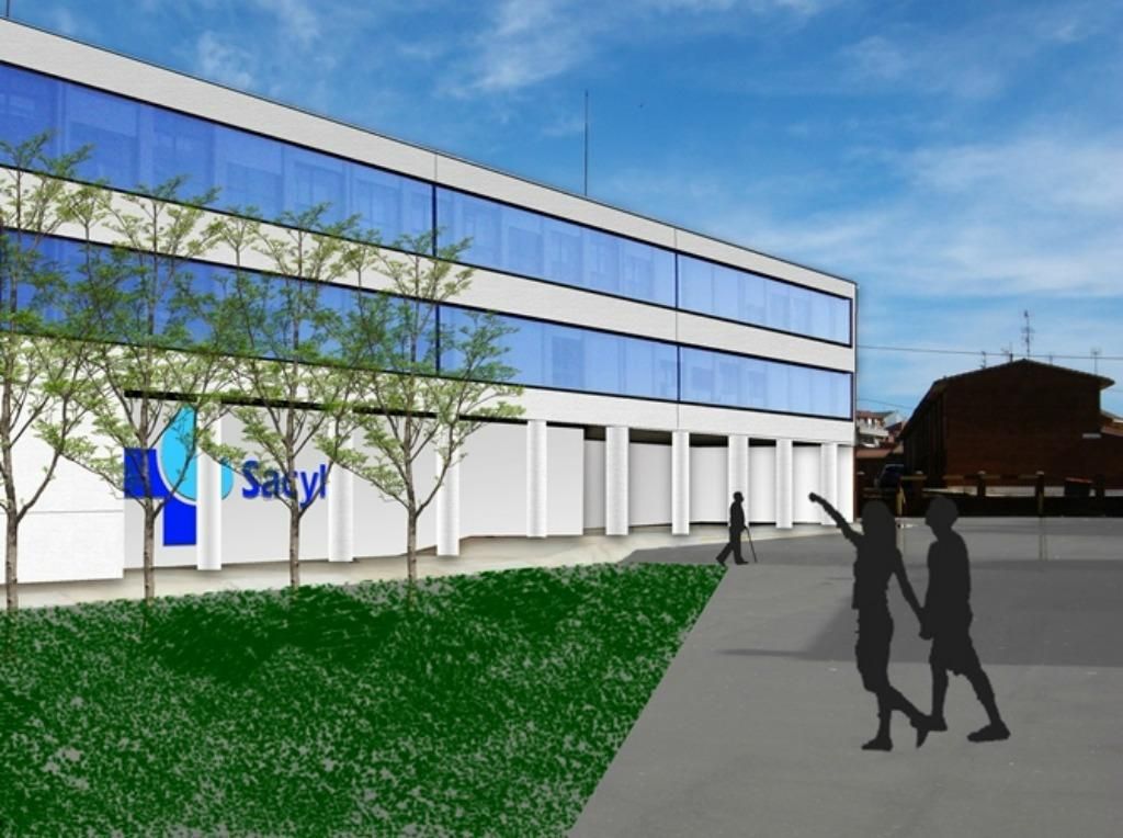 Recreacion del futuro Centro de Salud comarcal de sahagun.