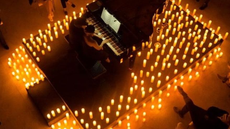 Concierto de piano a la luz de las velas.