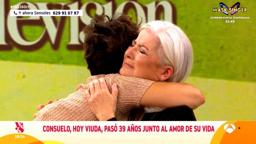 Consuelo Berlanga reapareció en televisión y acabó entre lágrimas con Sonsoles Ónega al recordar a su marido