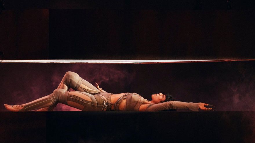 Loreen (Suecia) en su primer ensayo en Eurovisión 2023