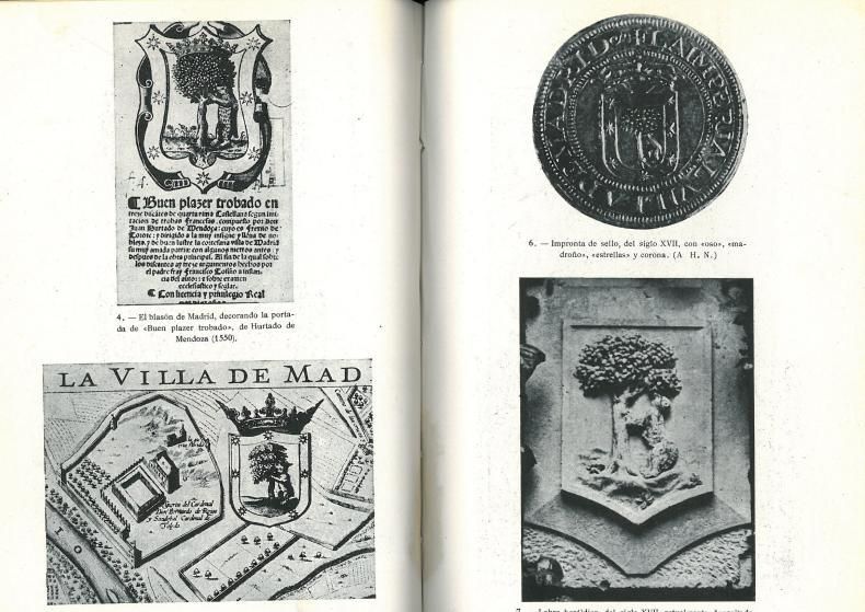 Sellos y representaciones históricas oficiales del Oso y el Madroño