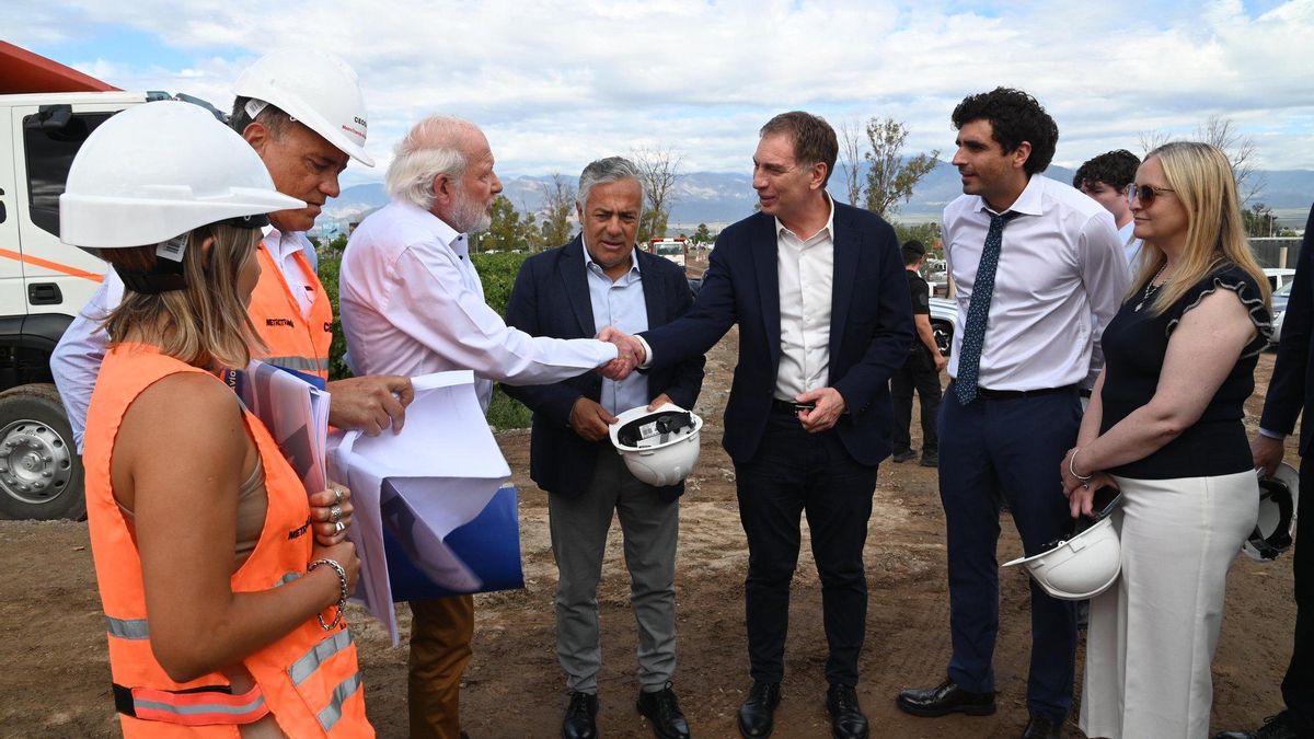 Diego Santilli visitó Mendoza y recorrió obras de infraestructura junto al gobernador Alfredo Cornejo.
