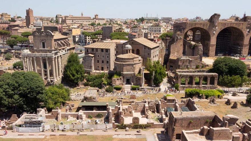 El Foro desde el Belvedere.