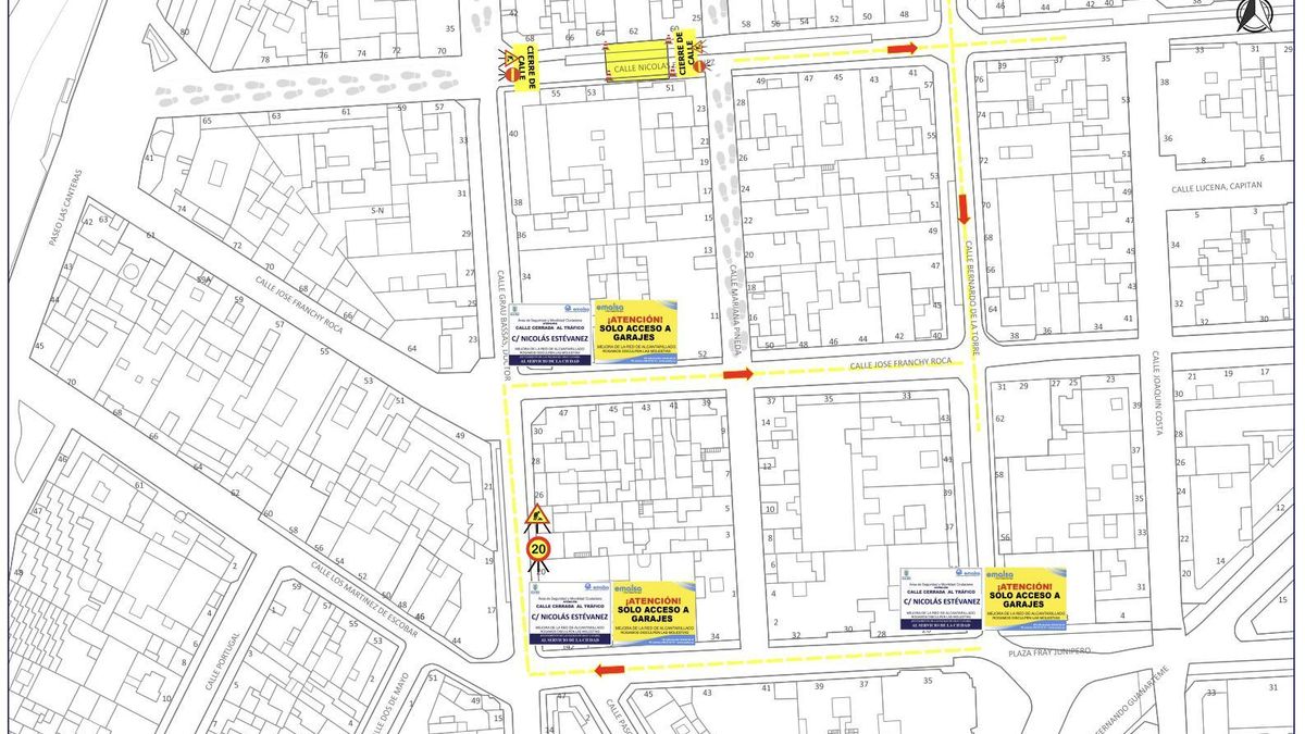 Emalsa detecta una rotura en un conducto de aguas residuales en una céntrica calle de Las Palmas y anuncia cortes de tráfico
