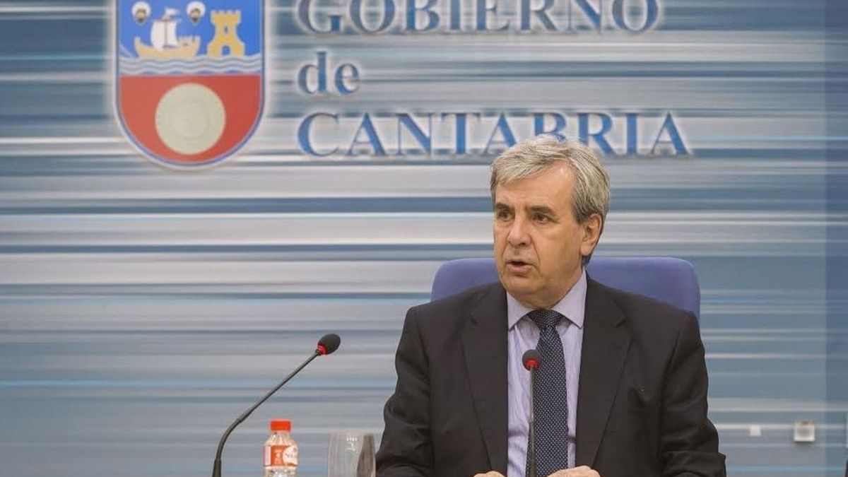 El consejero de Presidencia y Justicia de Cantabria, Rafael de la Sierra.