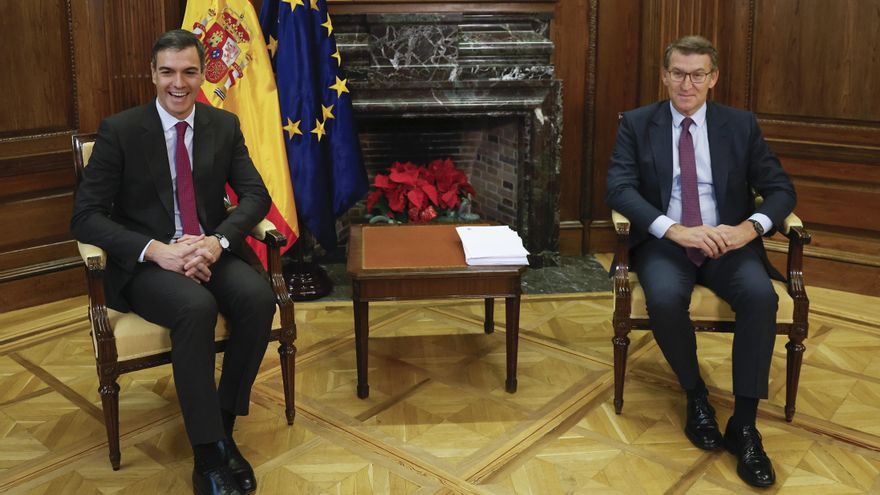 Sánchez y Feijóo acuerdan quitar la palabra "disminuido" de la Constitución