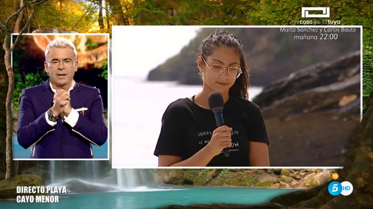 Jorge Javier se disculpa con Dakota en directo: "Tu paso por Hermano mayor no tiene nada de vergonzoso"