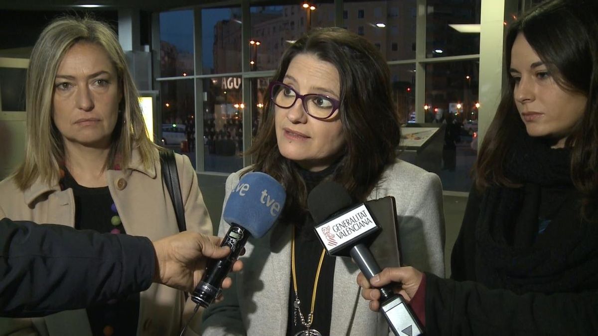 La portavoz de la Generalitat valenciana y coportavoz de Compromís, Mónica Oltra.