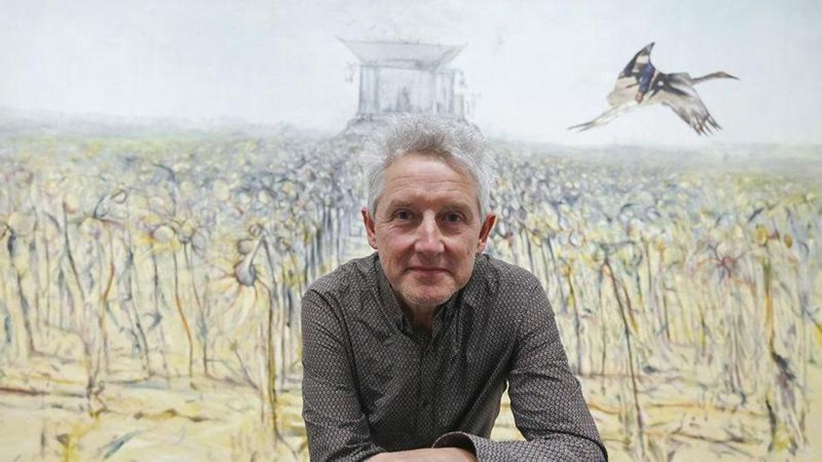 El pintor Luis Moro despliega en el Musac un bestiario contemporáneo basado en la crisis climática