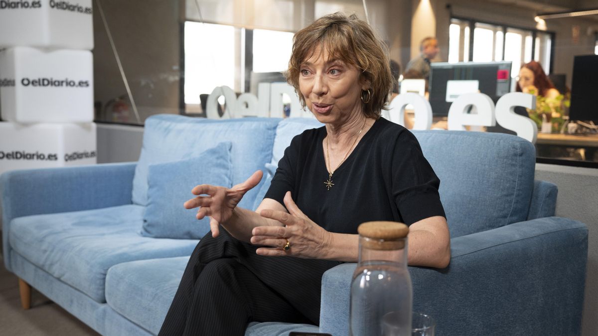 La profesora Eva Borreguero, durante la entrevista.