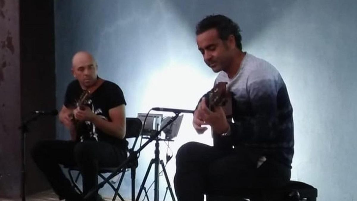 Javier Infante y Alexis Lemes.