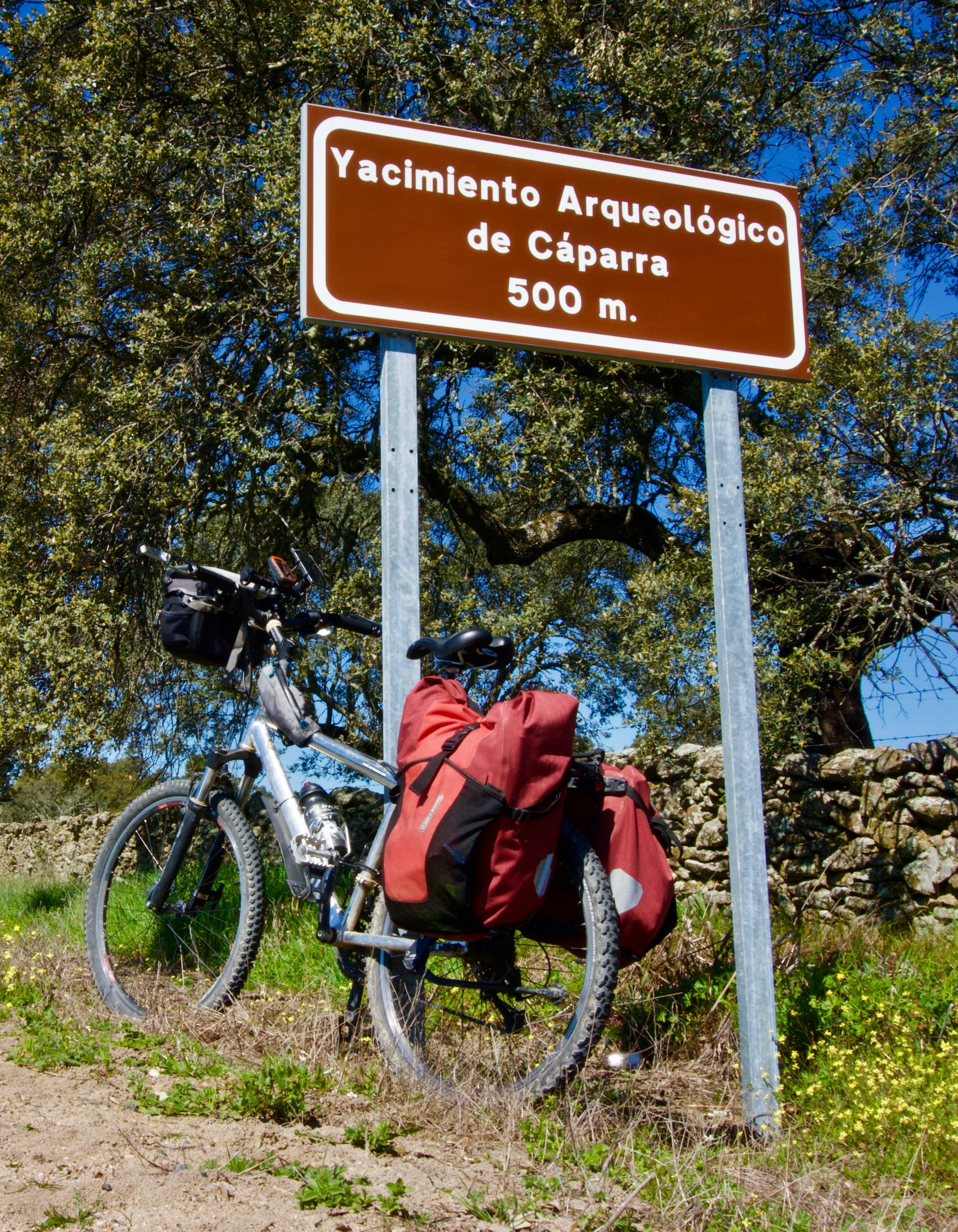 Panel del yacimiento arqueológico