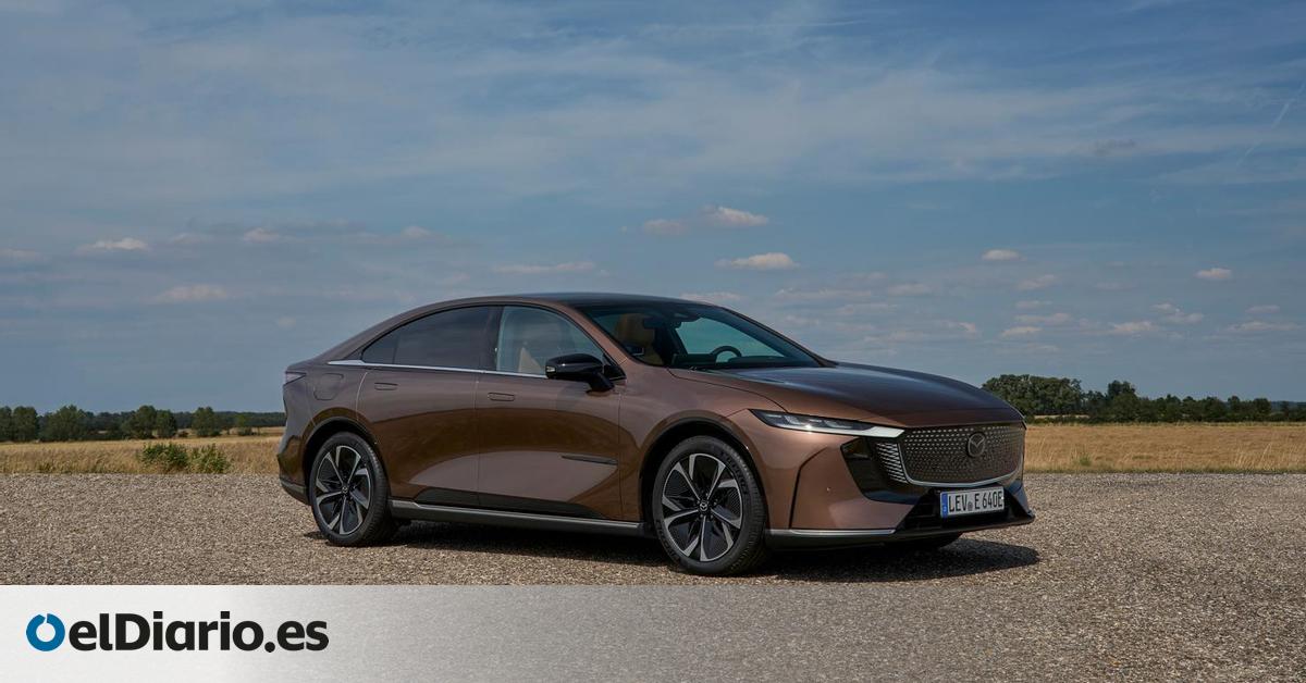 Mazda6e, un eléctrico de los que no pasa inadvertido y funcional