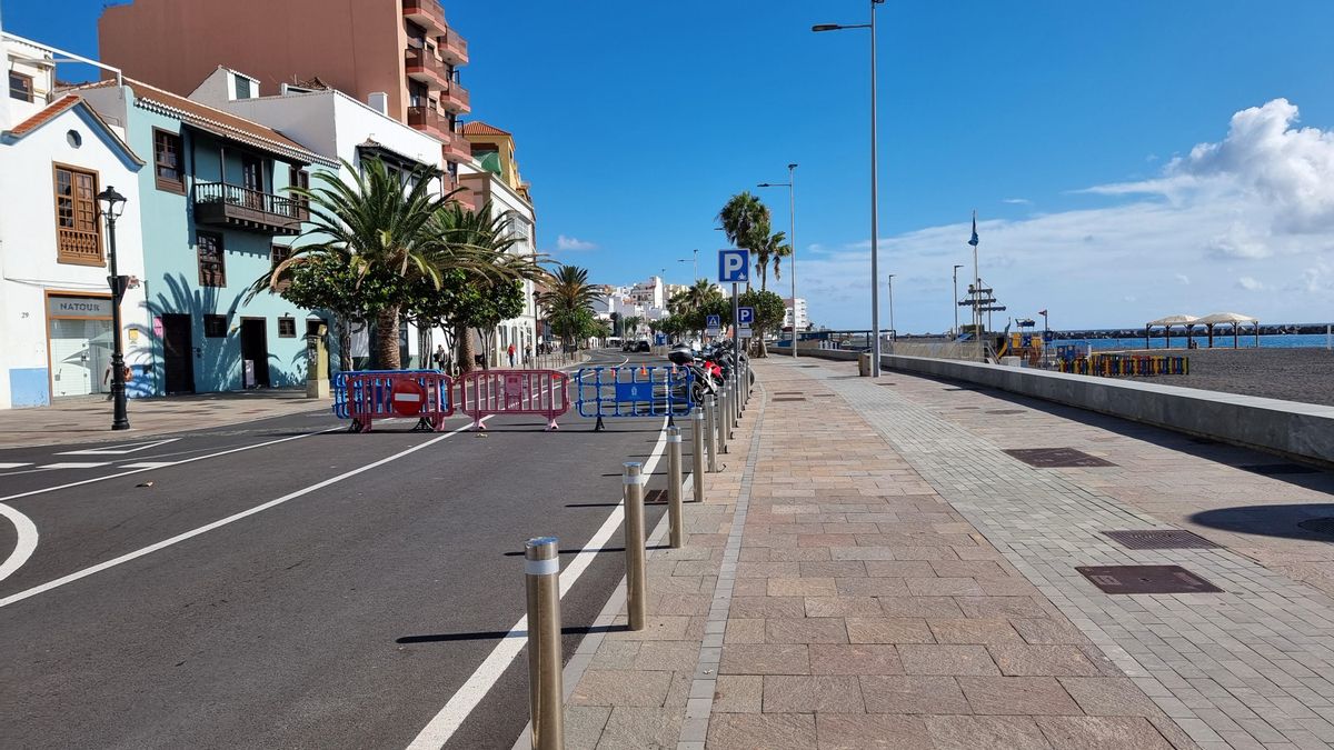 En la imagen, la avenida Marítima, donde se han iniciado los preparativos para el comienzo de la tercera fase de las obras de rehabilitación.