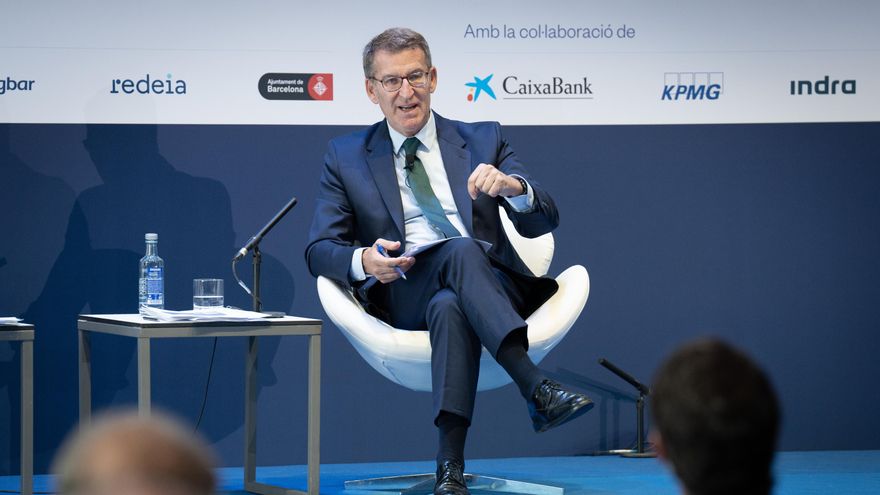 El líder de PP, Alberto Núñez Feijóo.