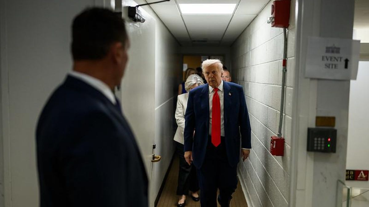 Donald Trump, durante un acto en el Kennedy Center