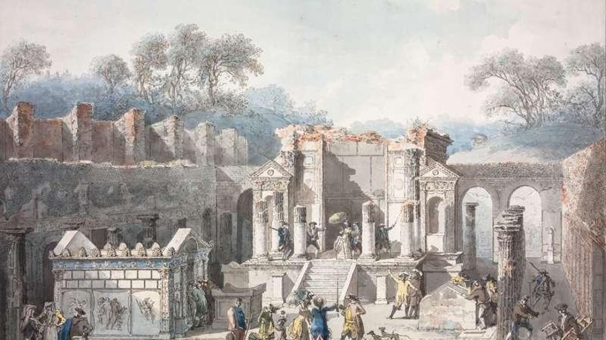 La historia poco conocida del descubrimiento de Pompeya y Herculano y como fue impulsada por un rey español