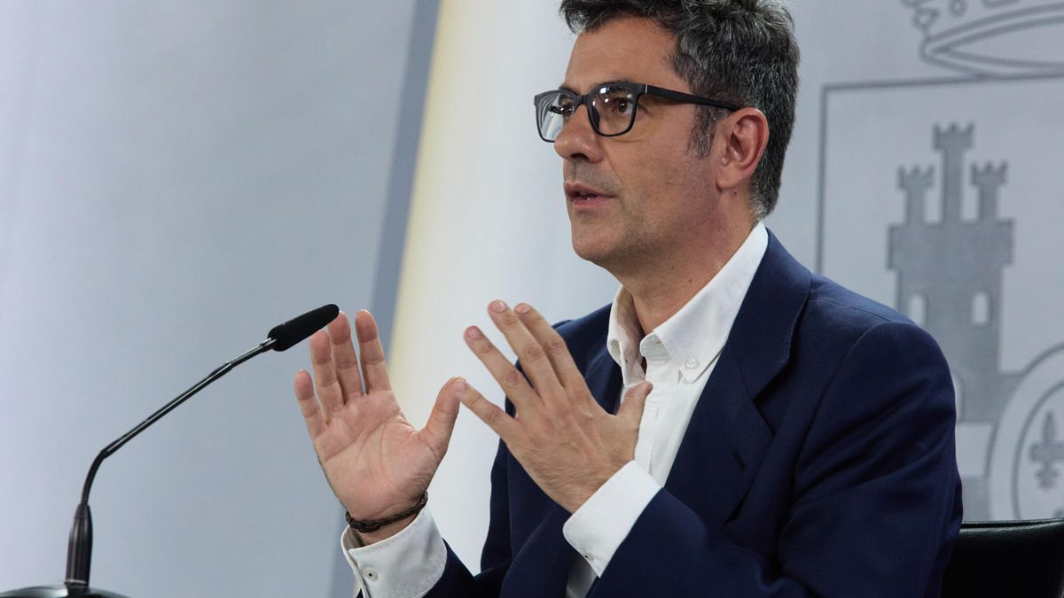 El ministro de la Presidencia, Relaciones con las Cortes y Memoria Democrática, Félix Bolaños