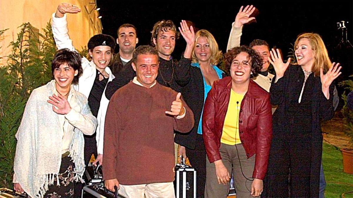 Varios concursantes de la primera edición de 'Gran Hermano', antes de entrar a la casa