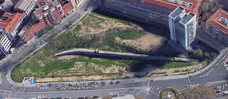 Parcela en la que se construirán las piscinas de Tetuán