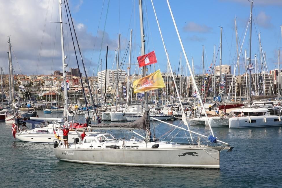 Salida de la regata ARC Plus. (ALEJANDRO RAMOS)