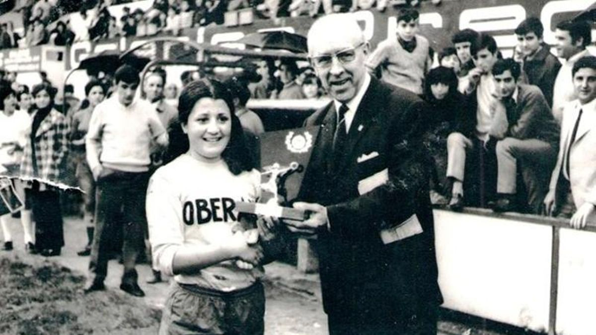Pepa, una berciana entre las pioneras del fútbol en España: "Me maravilla ver hoy un partido"