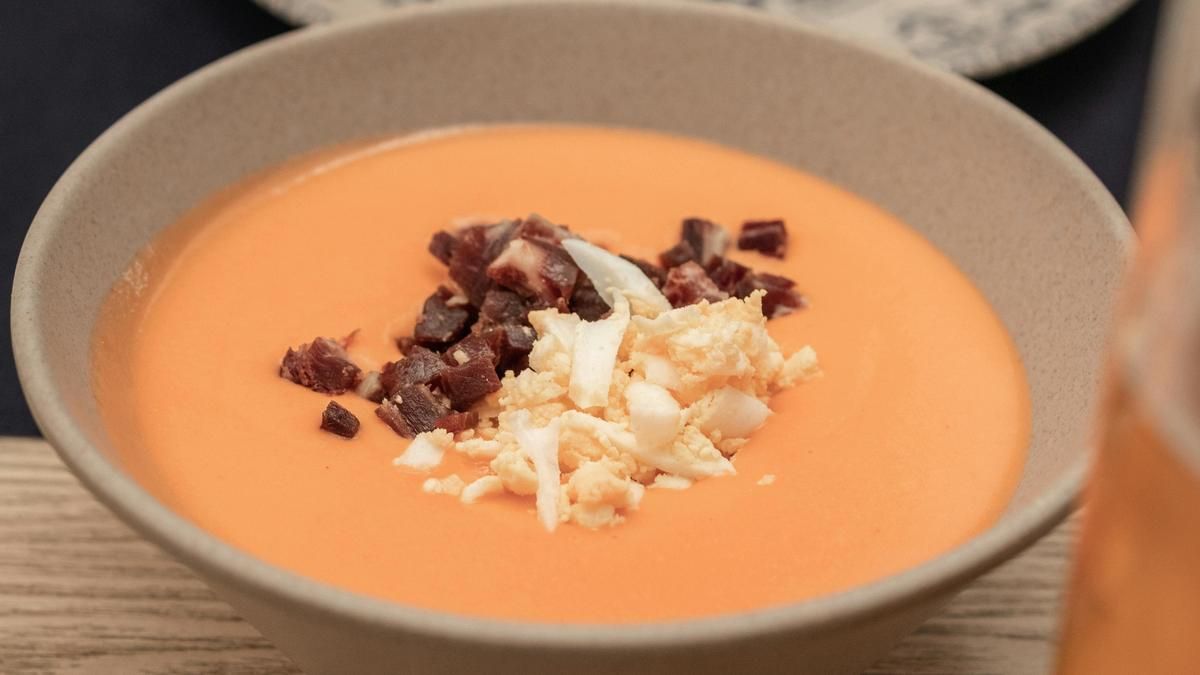 Salmorejo cordobés.