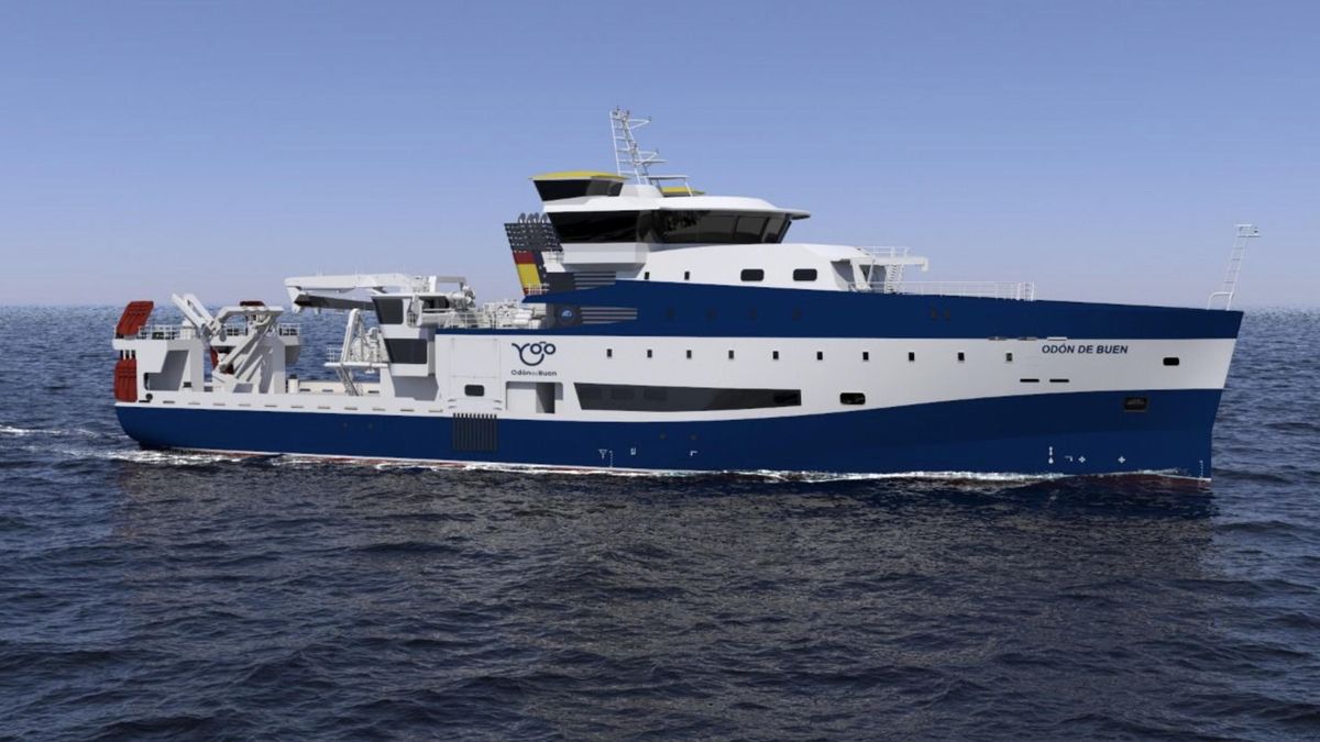 El buque oceanográfico 'Odón de Buen'. (Instituto Oceanográfico Español)