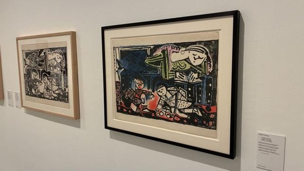 El cuatro de Picasso 'La madre y los niños', inspirado en Sui familia